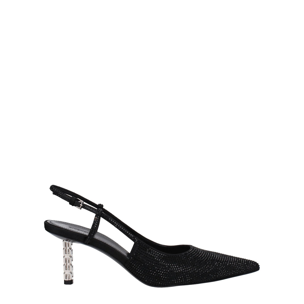 Escarpins Givenchy en tissu noir à talons hauts