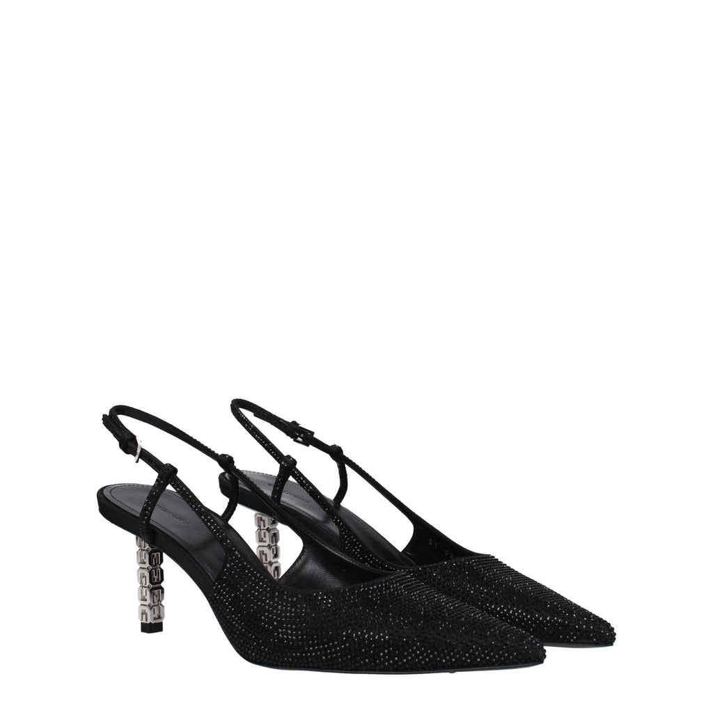 Escarpins Givenchy en tissu noir à talons hauts