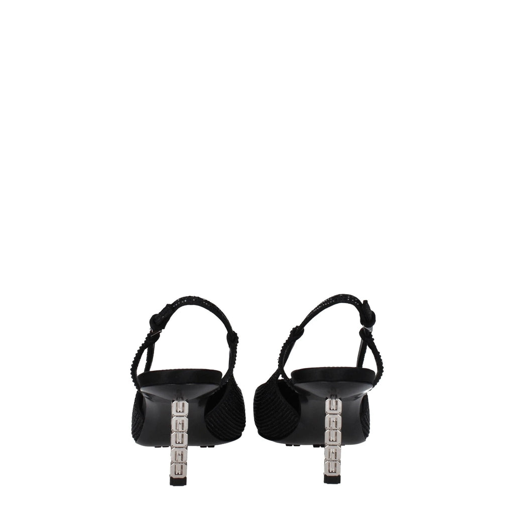 Escarpins Givenchy en tissu noir à talons hauts