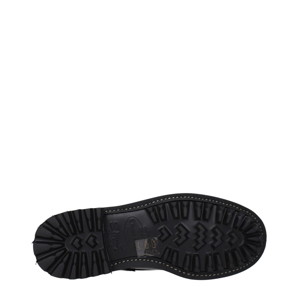 Bottines en cuir noir Church's