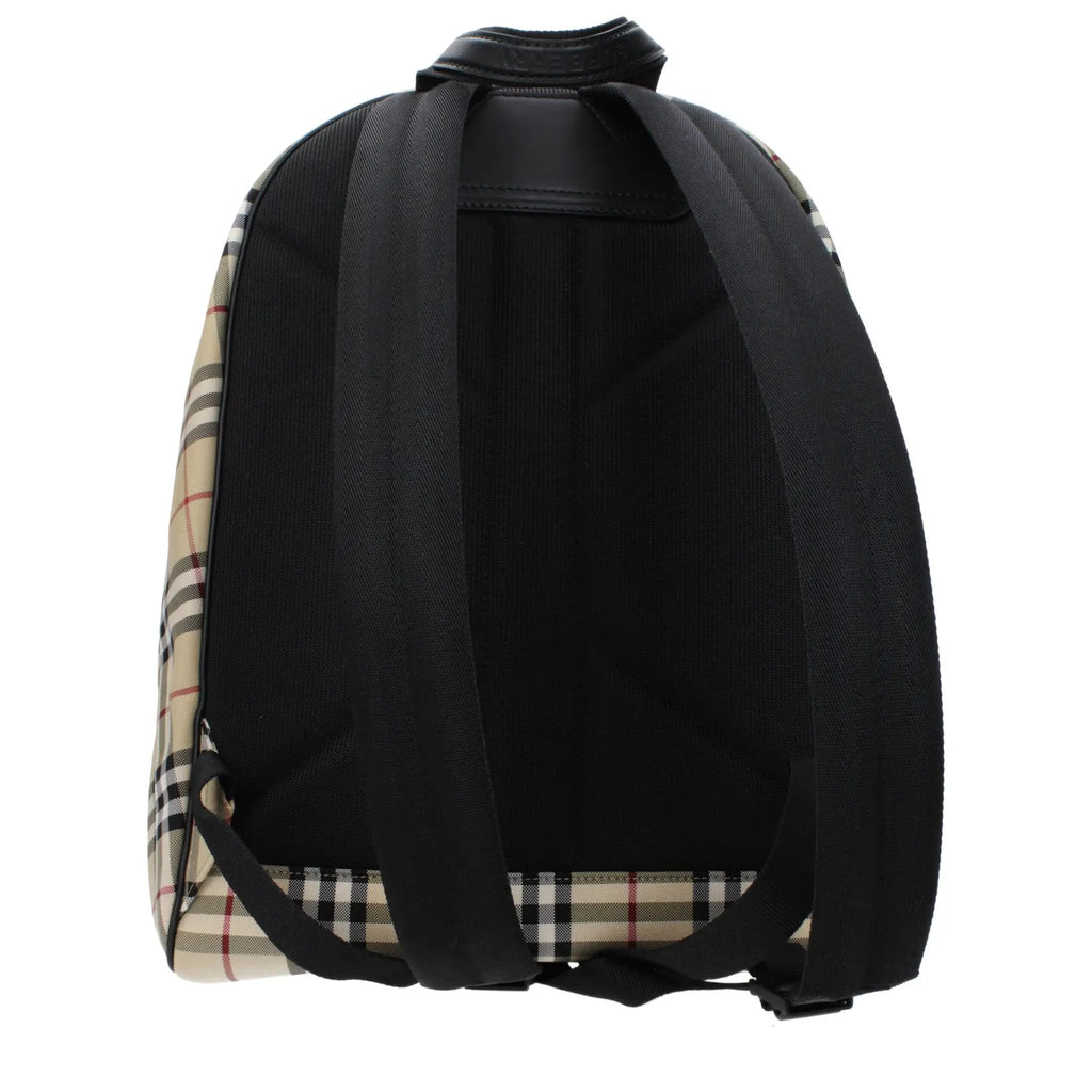 Sac à dos Burberry en tissu beige