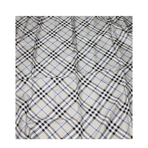Écharpe en soie grise Burberry