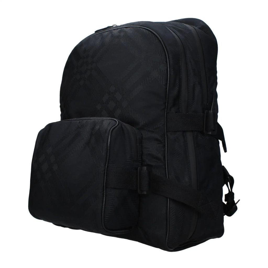 Sac à dos Burberry en tissu noir