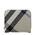 Portefeuille en tissu beige Burberry