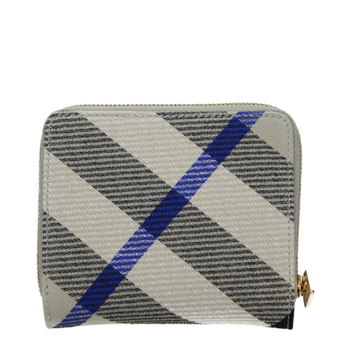 Portefeuille en tissu beige Burberry