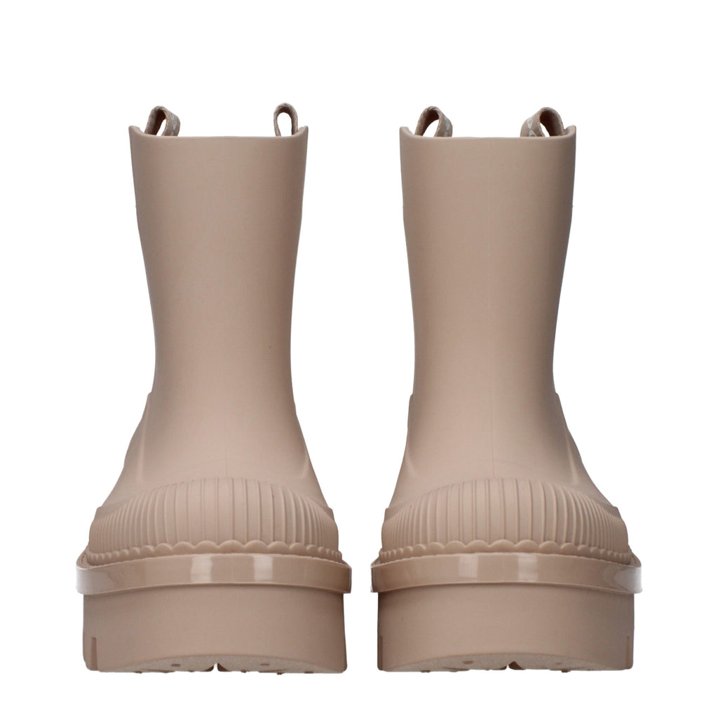 Bottines roses en coton Chloé