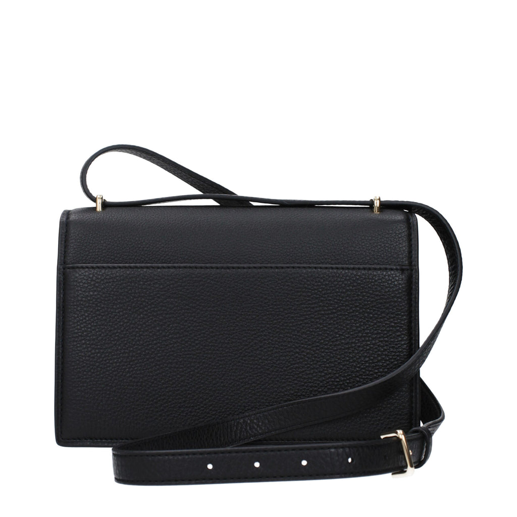 Sac bandoulière en cuir noir Tory Burch