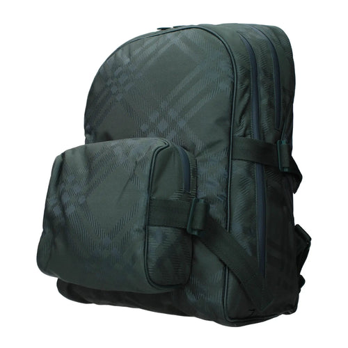 Sac à dos Burberry en tissu vert