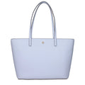 Sac bandoulière Tory Burch en cuir bleu clair