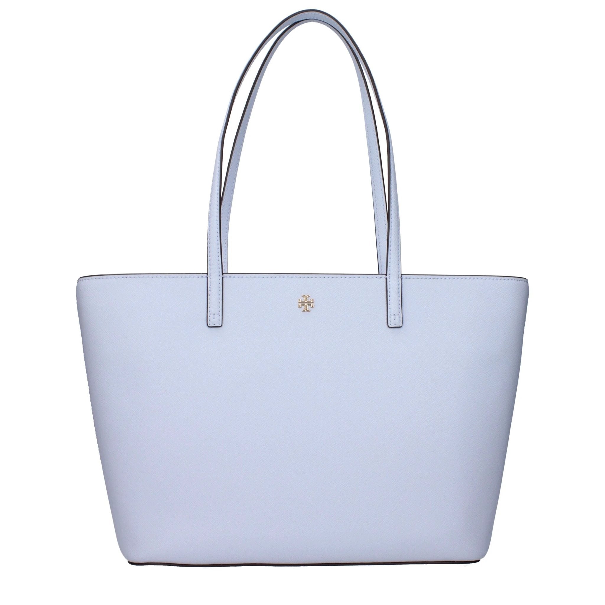 Sac bandoulière Tory Burch en cuir bleu clair