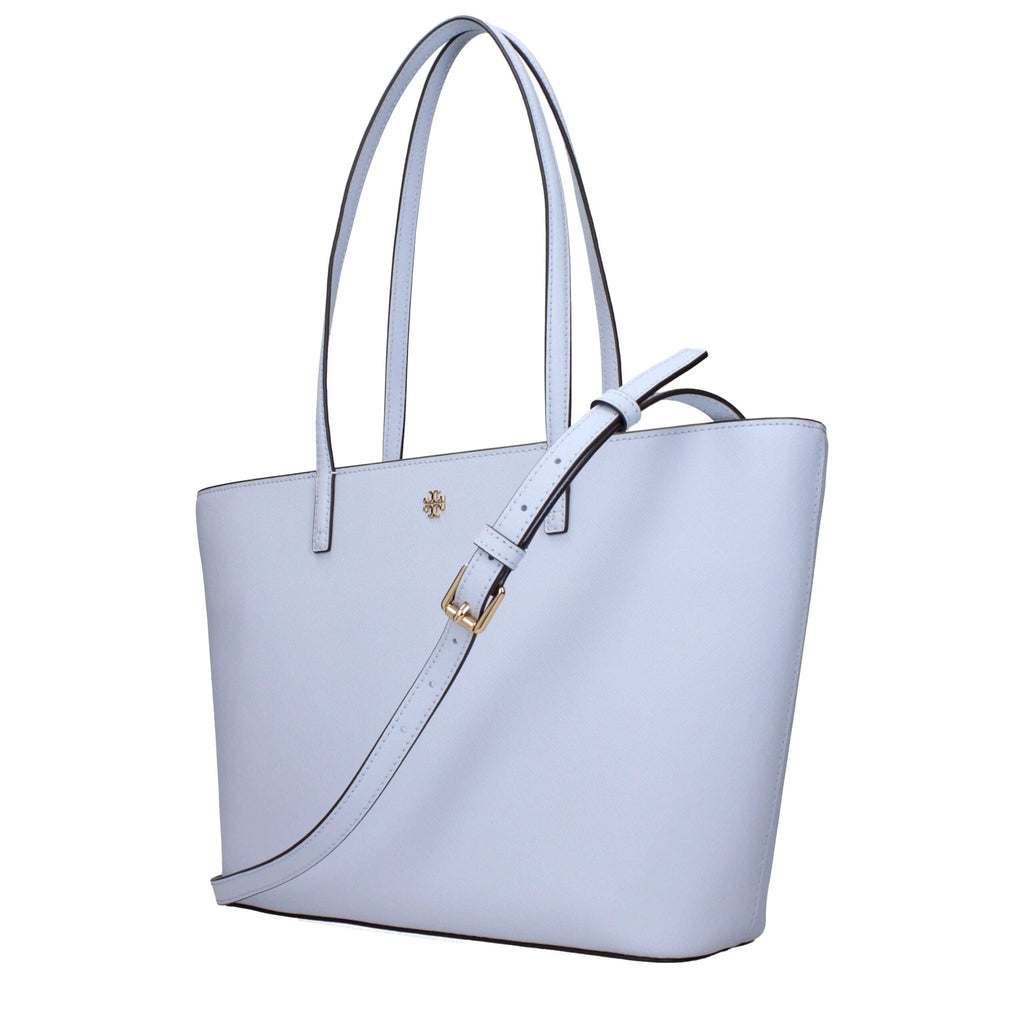 Sac bandoulière Tory Burch en cuir bleu clair