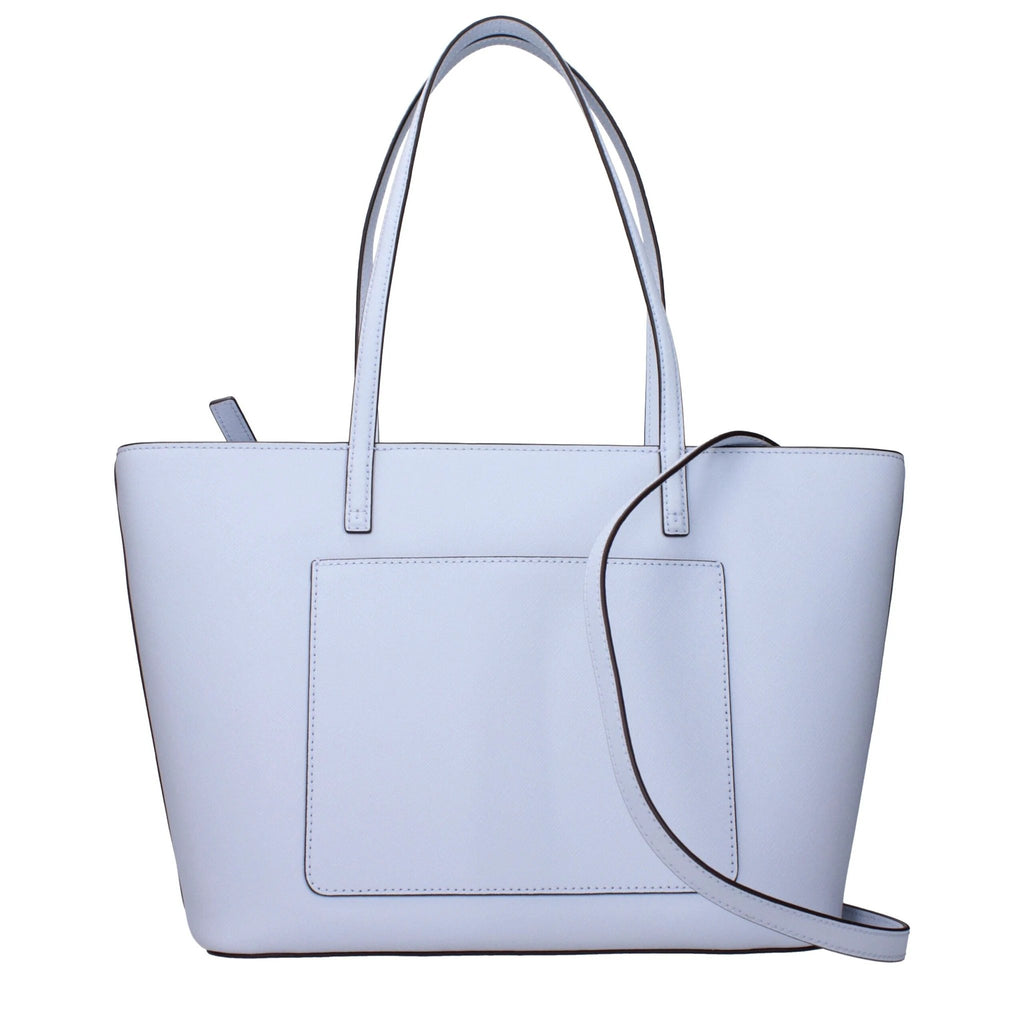 Sac bandoulière Tory Burch en cuir bleu clair