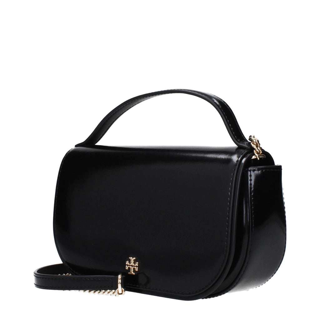 Sac à main en cuir noir Tory Burch