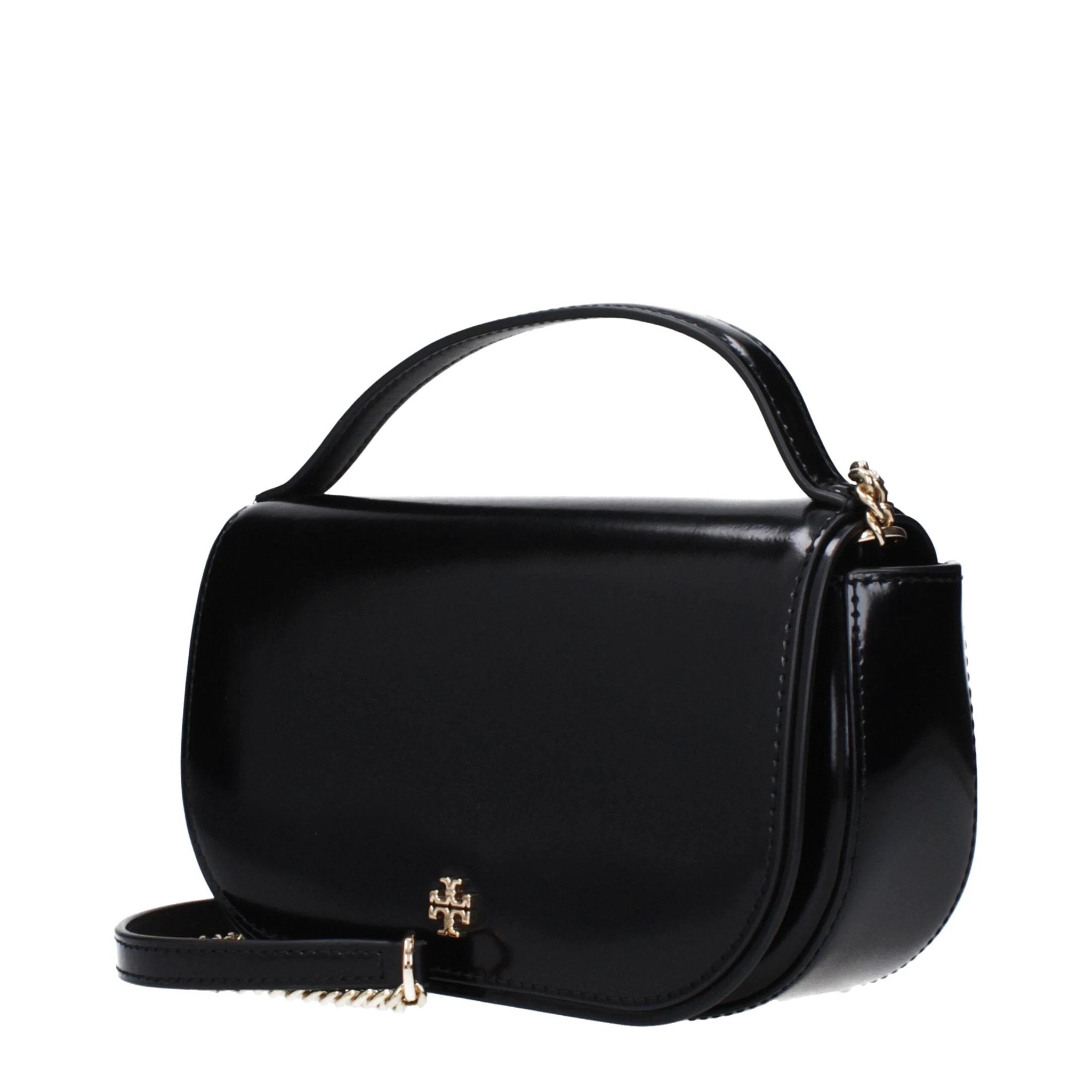 Sac à main en cuir noir Tory Burch