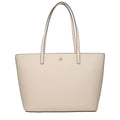 Sac bandoulière en cuir beige Tory Burch
