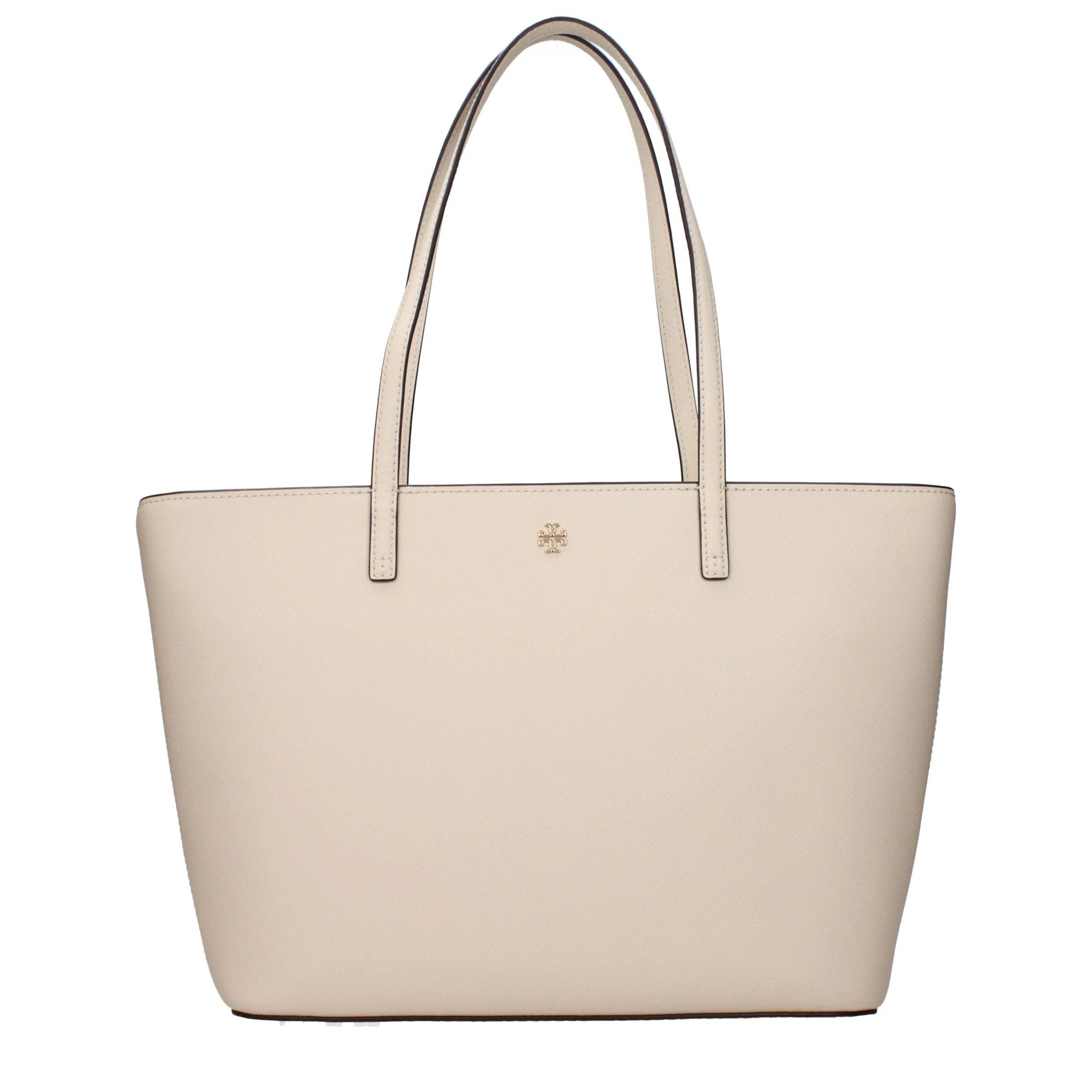 Sac bandoulière en cuir beige Tory Burch