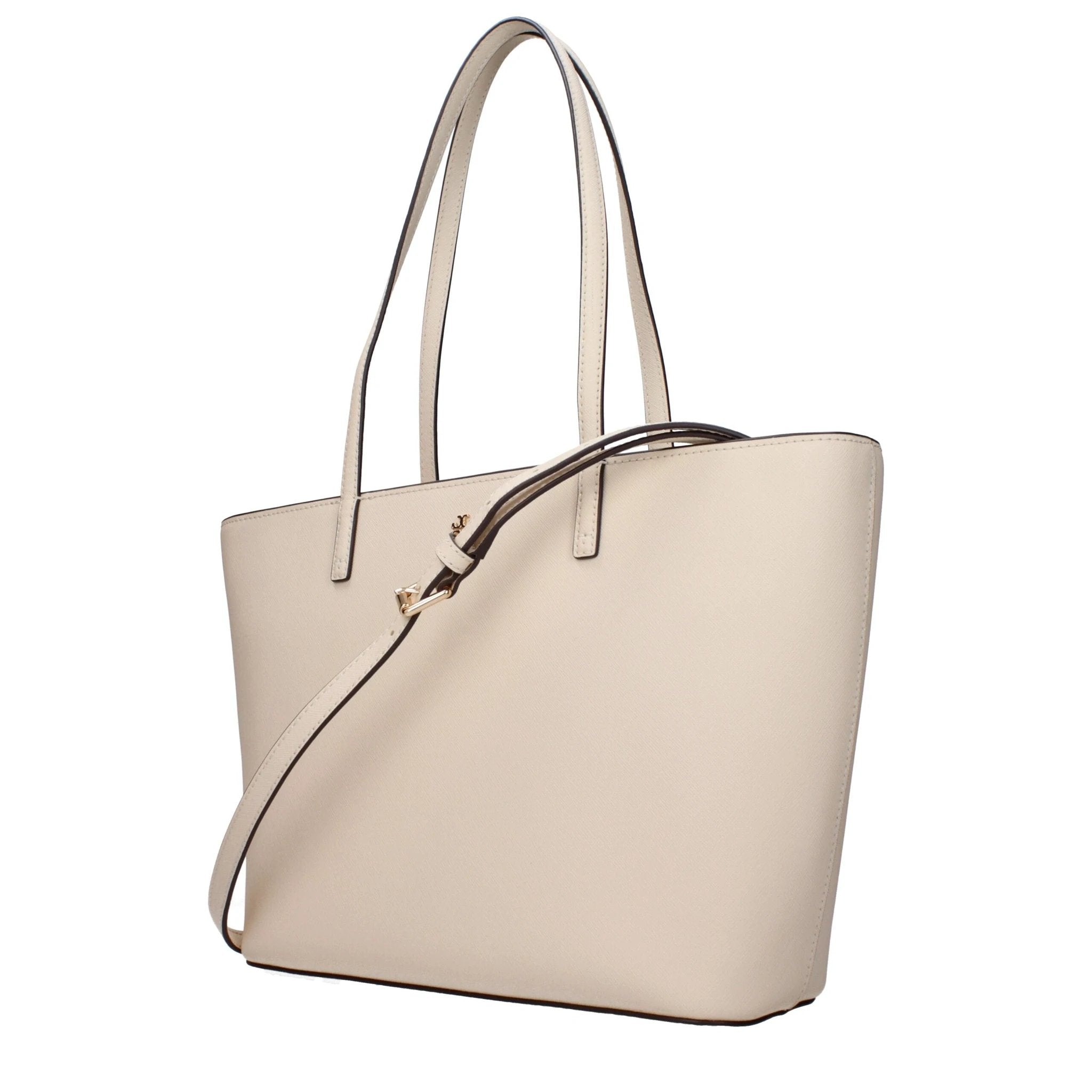 Sac bandoulière en cuir beige Tory Burch