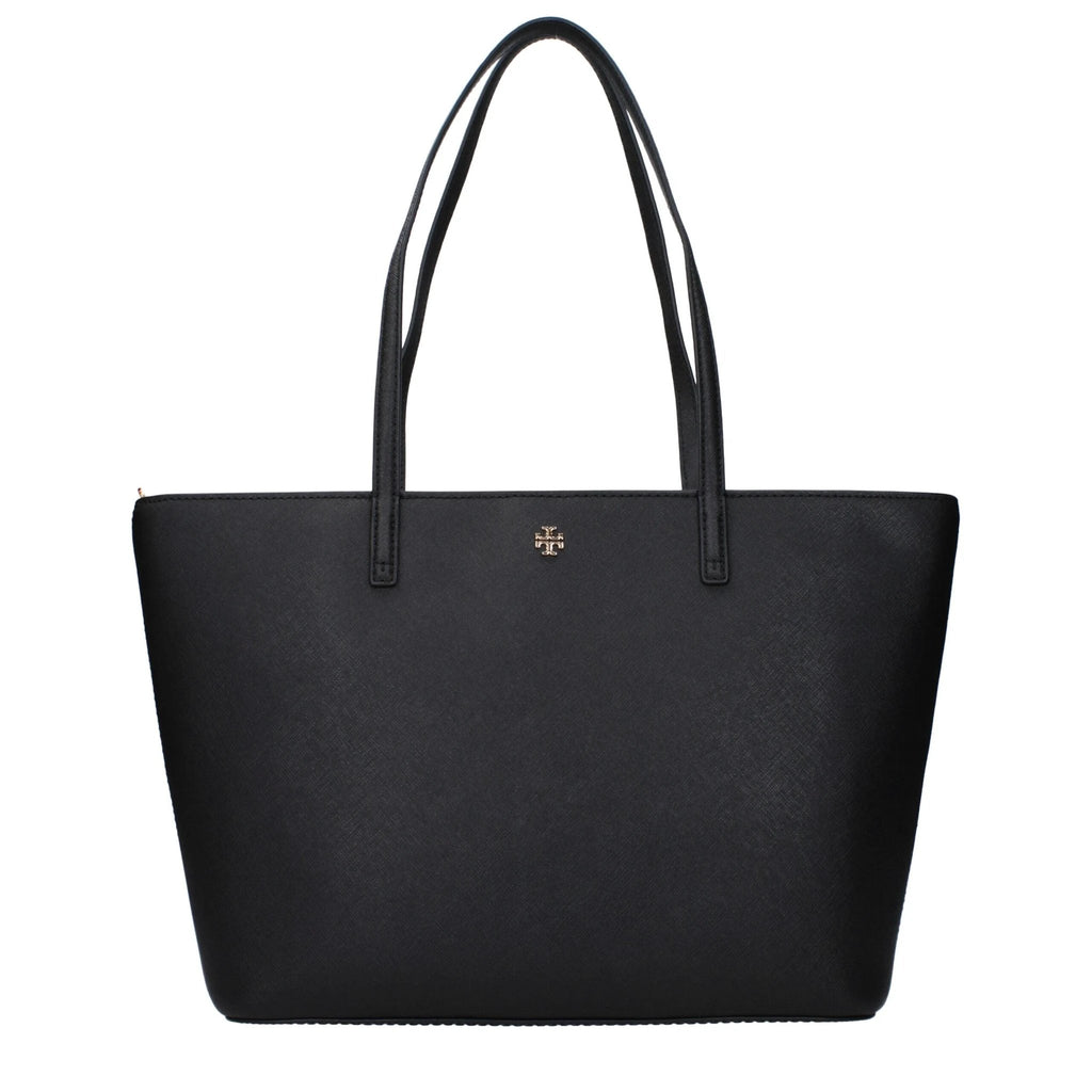 Sac bandoulière en cuir noir Tory Burch