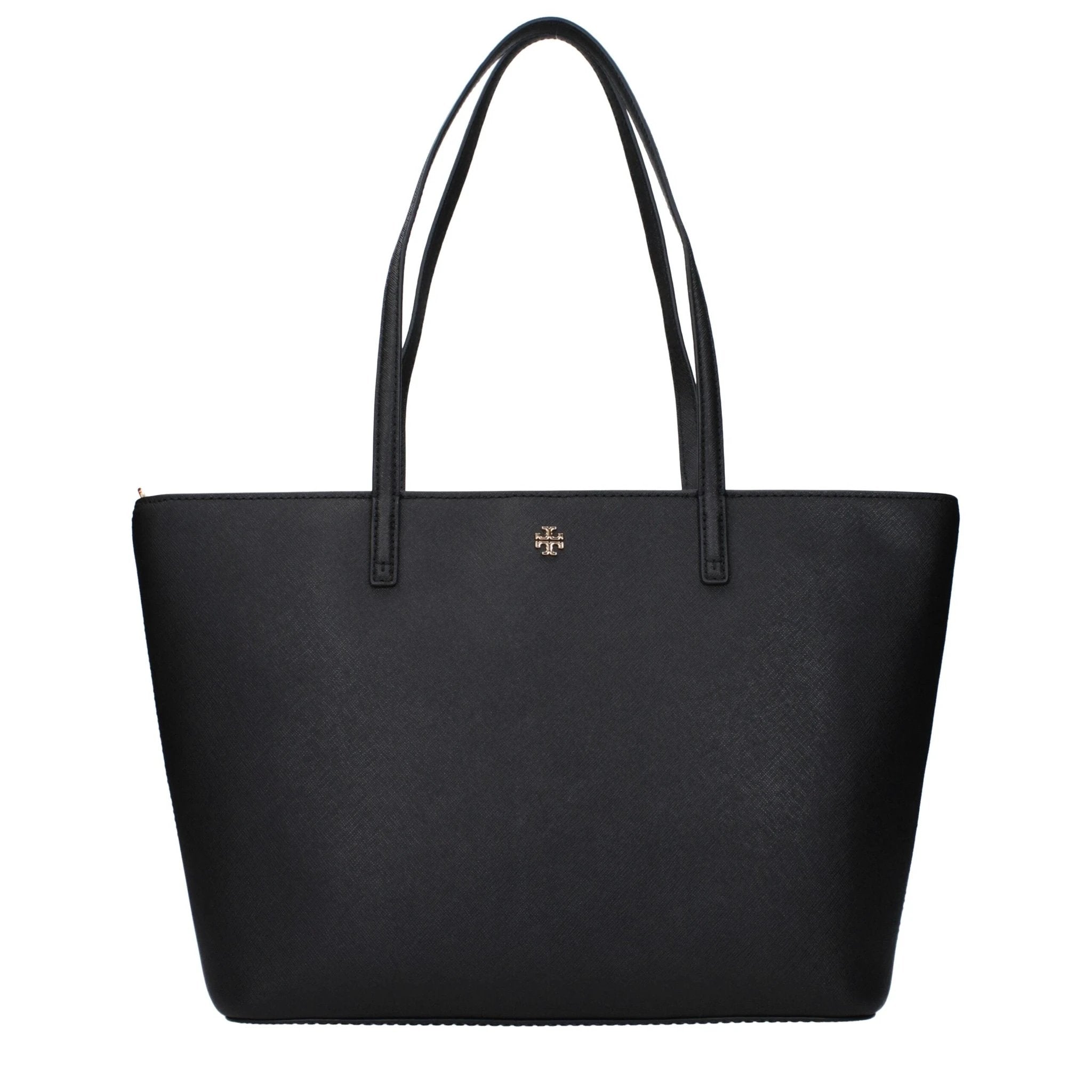 Sac bandoulière en cuir noir Tory Burch