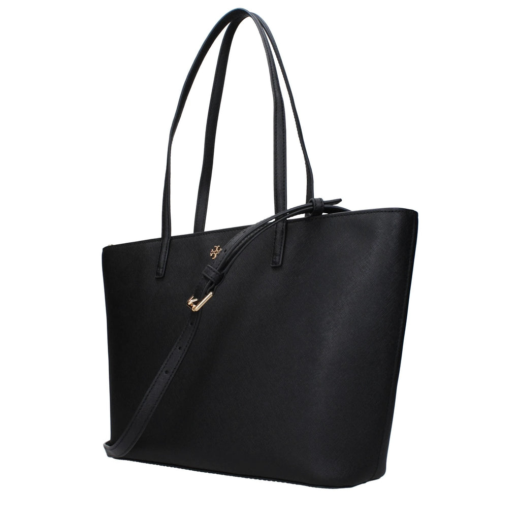 Sac bandoulière en cuir noir Tory Burch
