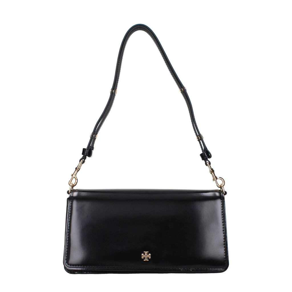 Sac bandoulière en cuir noir Tory Burch