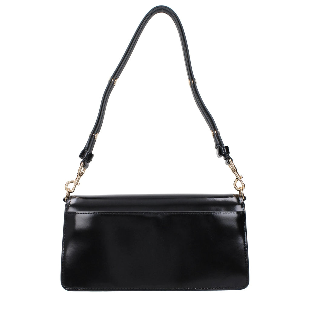 Sac bandoulière en cuir noir Tory Burch