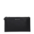 Pochette en cuir noir Michael Kors