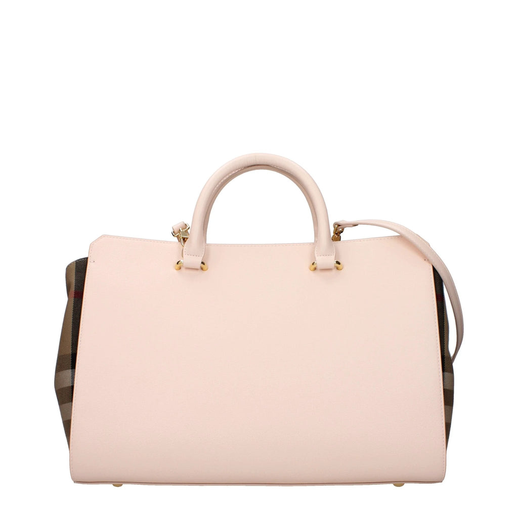 Sac à main Burberry en cuir rose