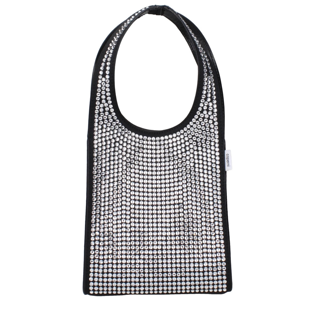Sac à main en tissu noir Coperni
