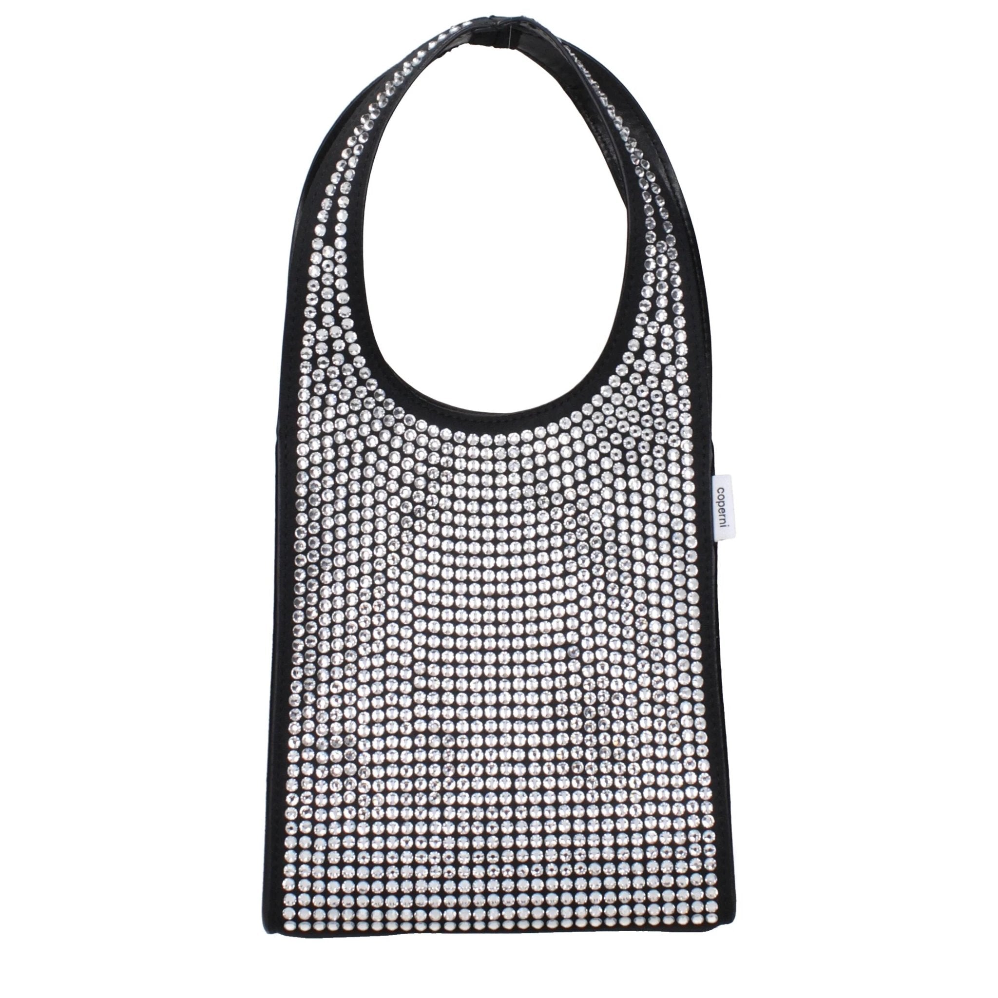 Sac à main en tissu noir Coperni