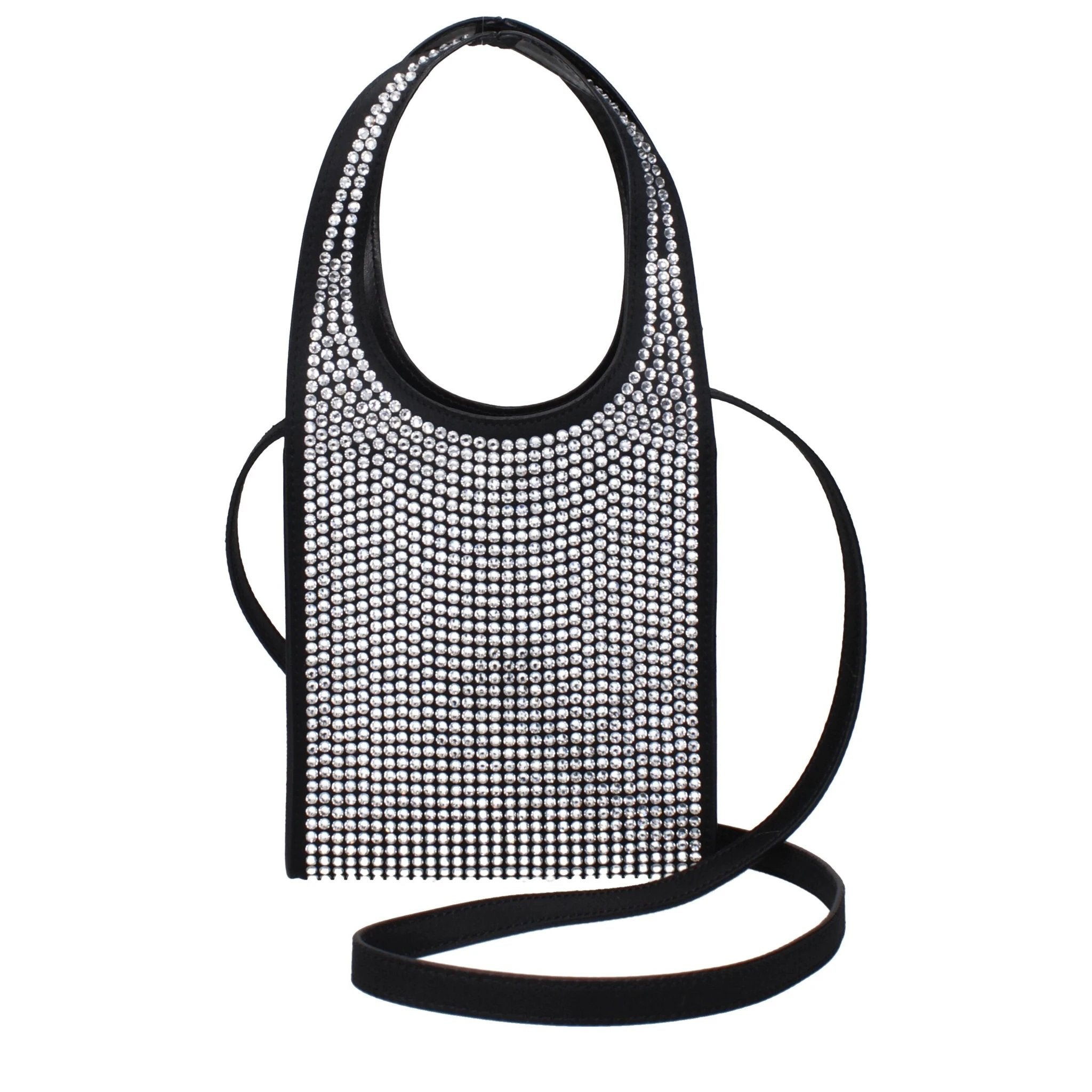 Sac à main en tissu noir Coperni