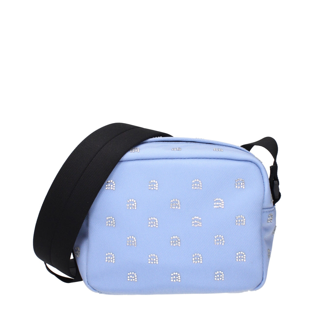 Sac bandoulière Alexander Wang en tissu bleu clair