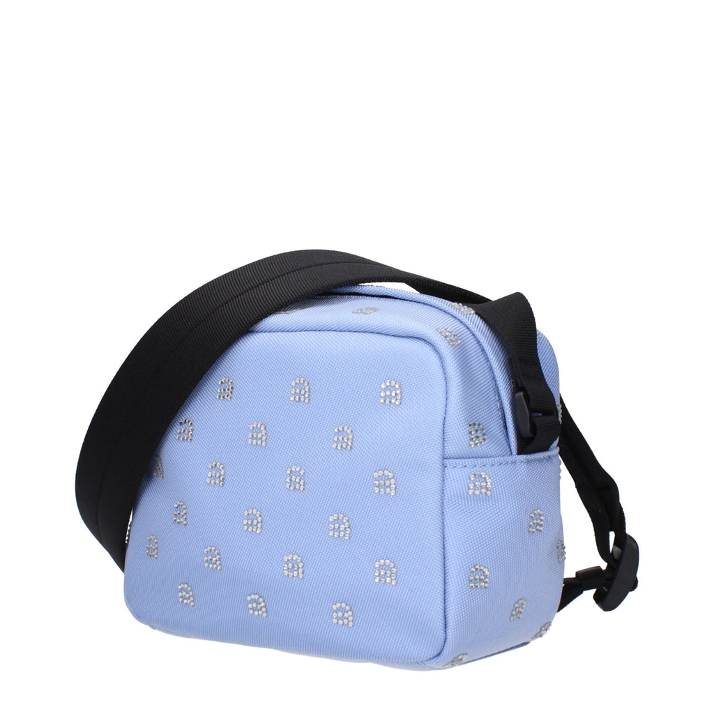Sac bandoulière Alexander Wang en tissu bleu clair
