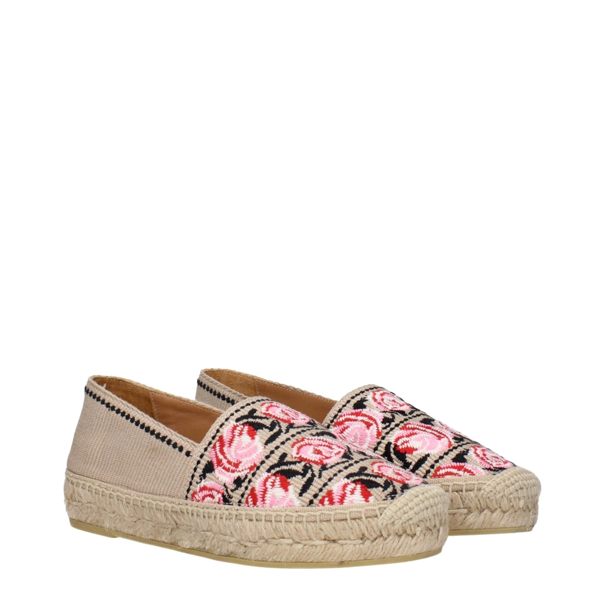Espadrilles Prada en tissu beige
