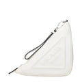 Pochette Prada en cuir blanc