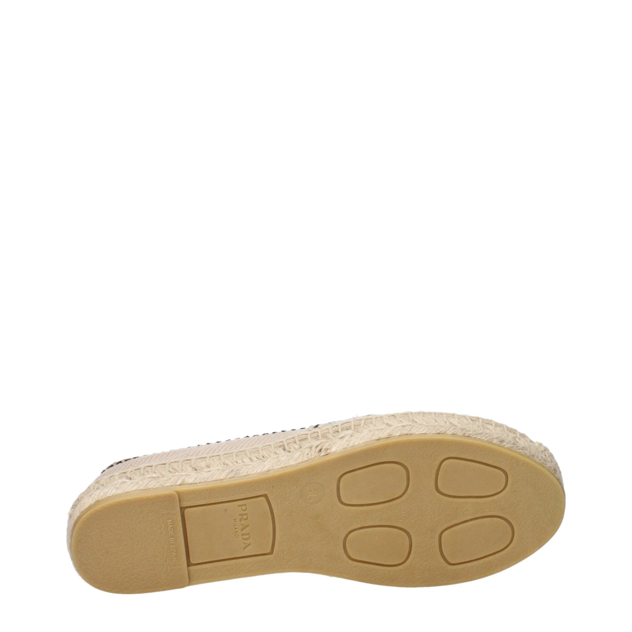 Espadrilles Prada en tissu beige