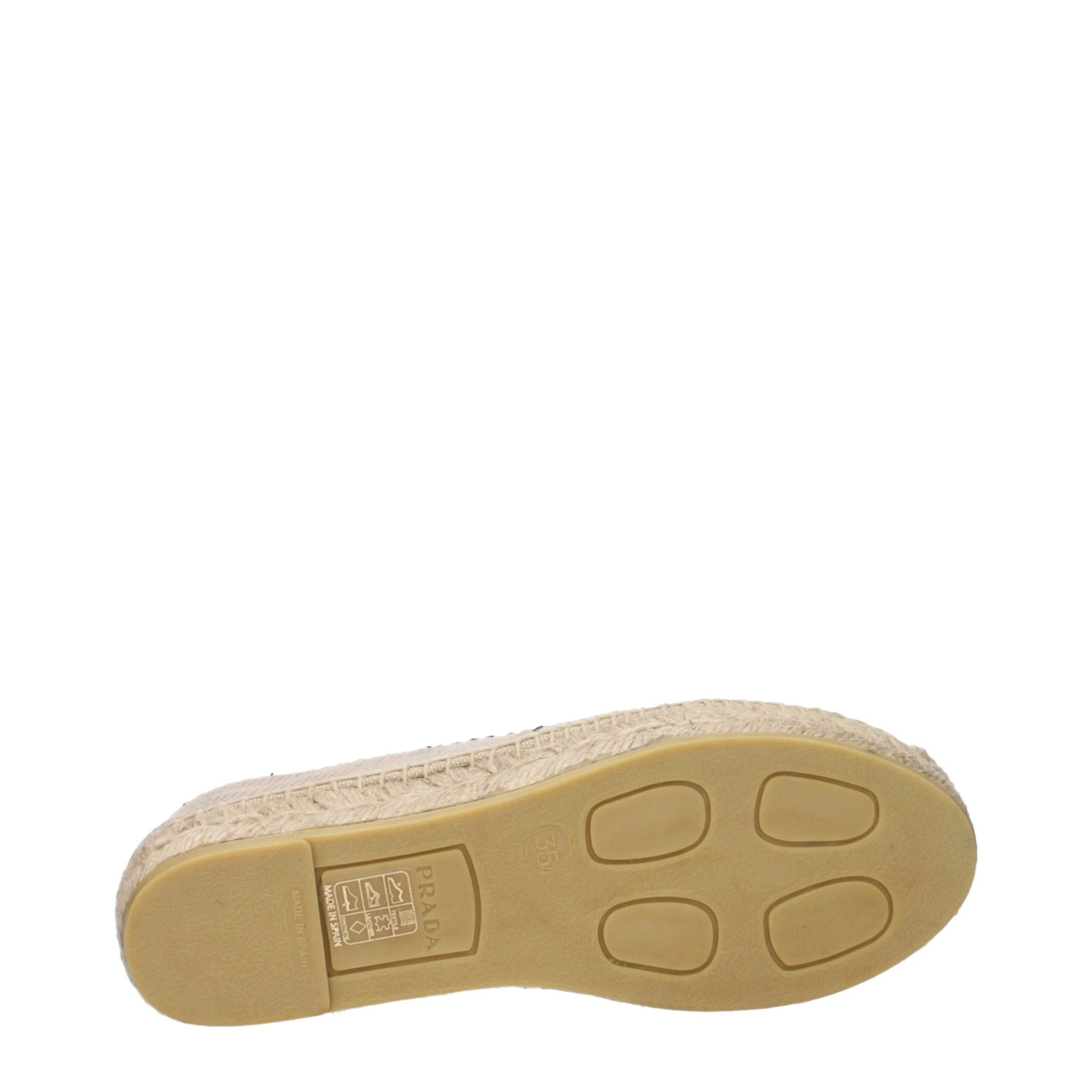 Espadrilles Prada en tissu beige