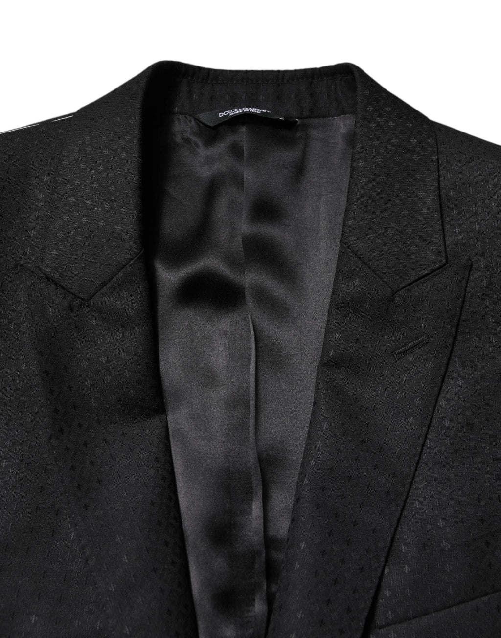 Dolce & Gabbana Black Jacquard Single Breasted 2 Piece Suit by Dolce & Gabbana