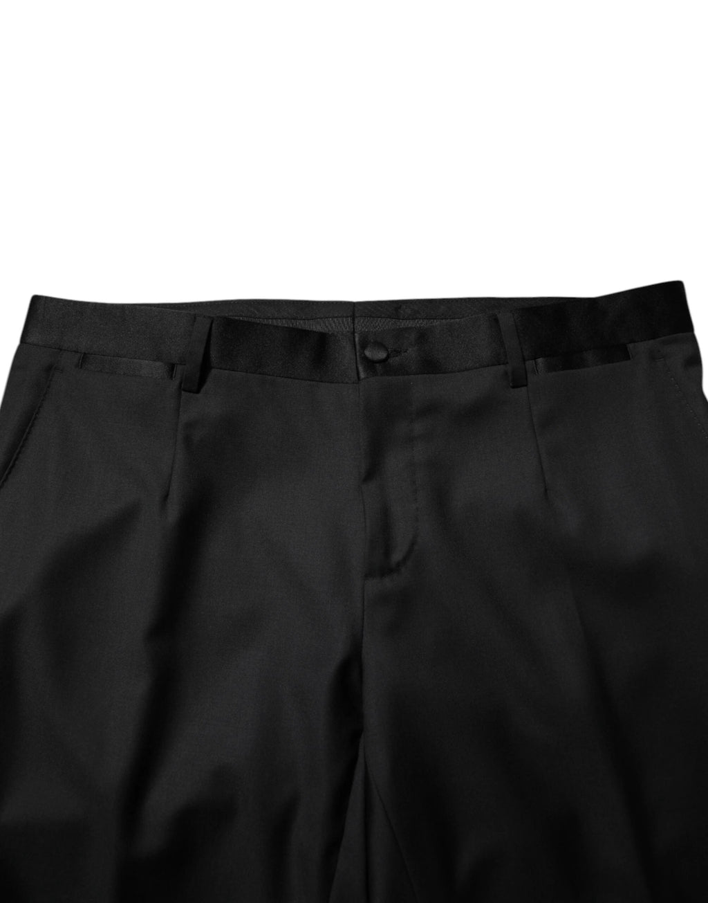 Dolce & Gabbana Black Wool Men Single Breasted 2 Piece Suit by Dolce & Gabbana