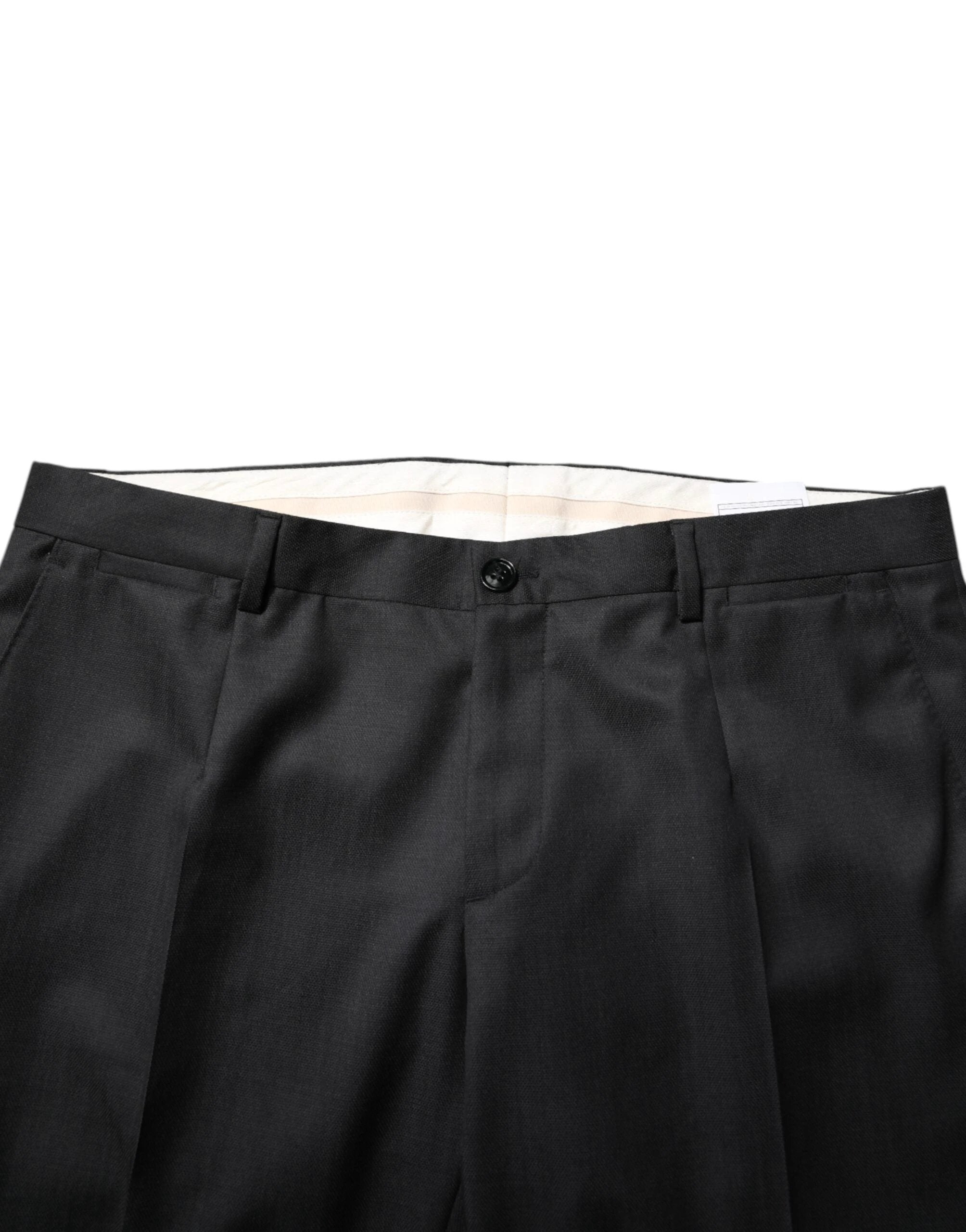 Dolce & Gabbana Dark Gray Wool Single Breasted 2 Piece Suit by Dolce & Gabbana