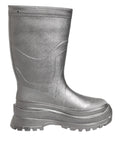 Dolce & Gabbana Metallic Silver Pull On Rain Boots Shoes by Dolce & Gabbana