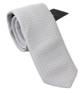 Dolce & Gabbana White Patterned Classic Mens Slim Necktie Tie by Dolce & Gabbana