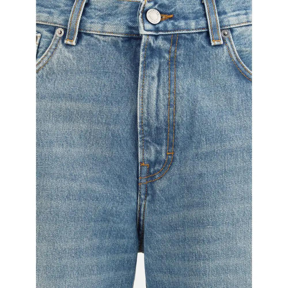 Haikure Blue Cotton Flared Jeans