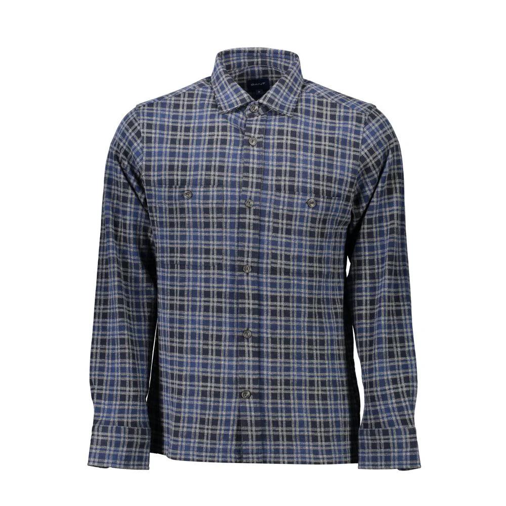 Gant Blu Cotton Mens Shirt by Gant