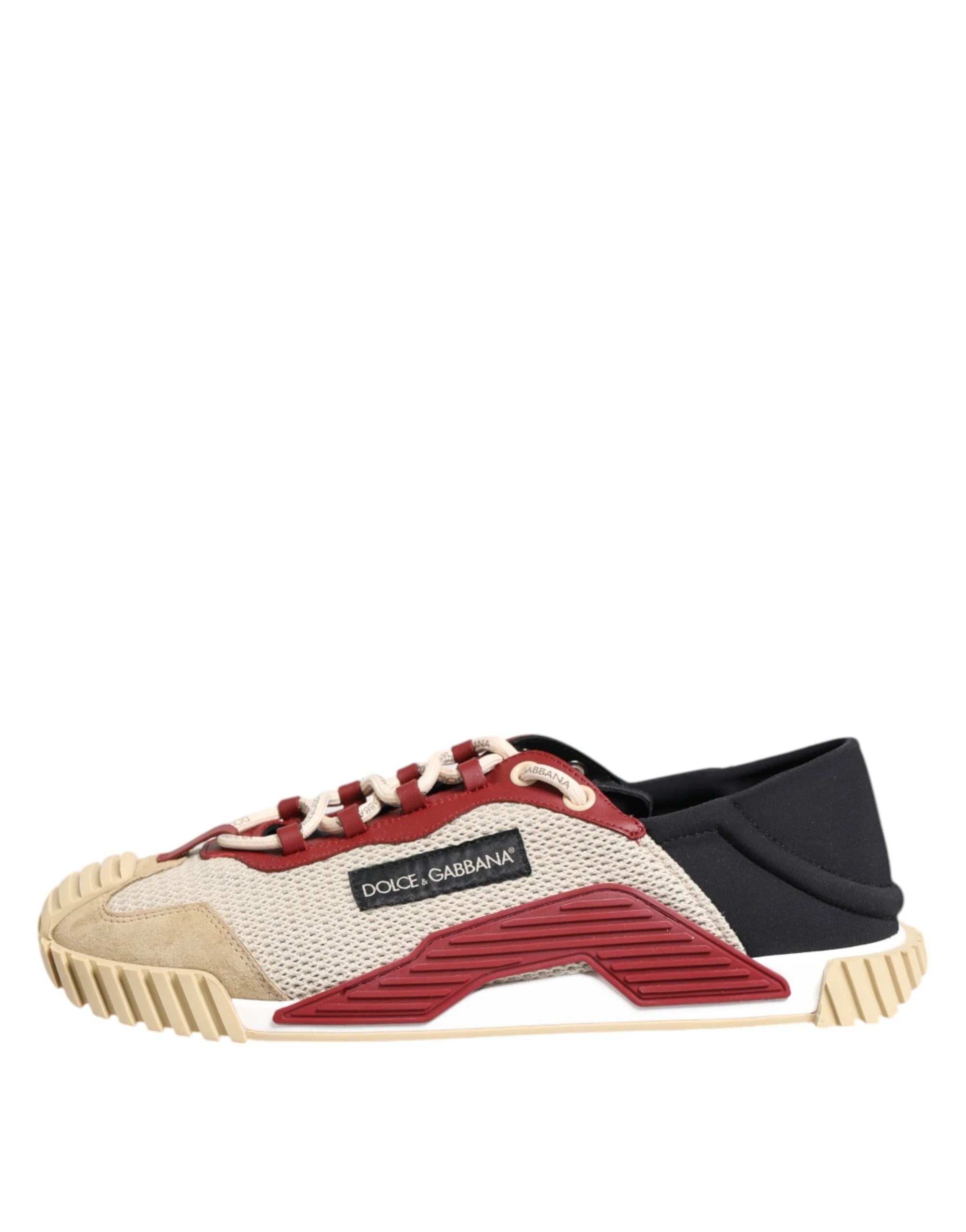 Dolce & Gabbana Multicolor Low Top NS1 Men Sneakers Shoes by Dolce & Gabbana