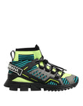 Dolce & Gabbana Multicolor Sorrento Socks Men Sneakers Shoes by Dolce & Gabbana