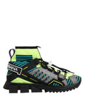 Dolce & Gabbana Multicolor Sorrento Socks Men Sneakers Shoes by Dolce & Gabbana