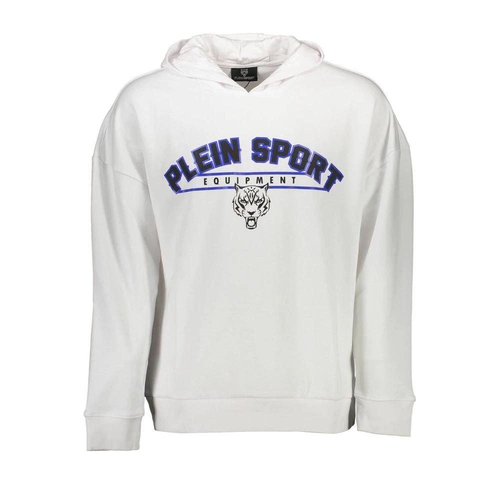 Plein Sport White Cotton Men's Sweatshirt by Plein Sport