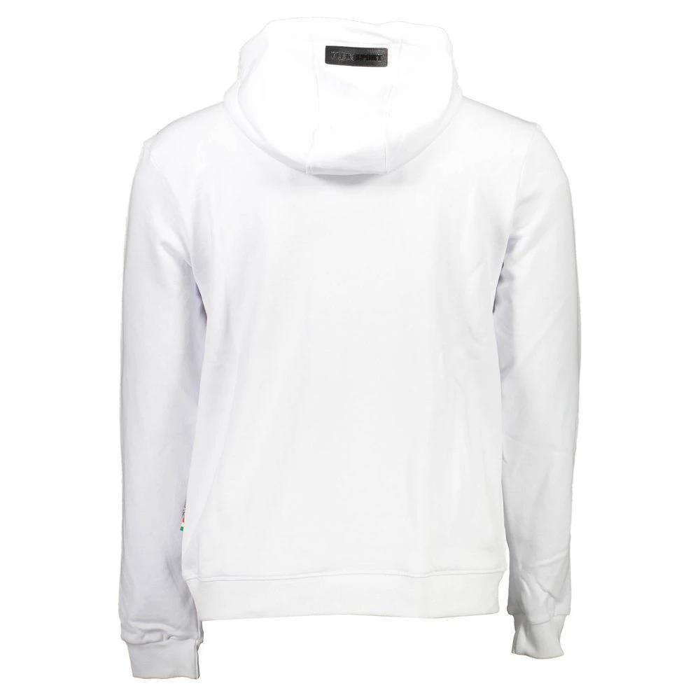 Plein Sport "Bianco Cotton Men Sweatshirt" by Plein Sport