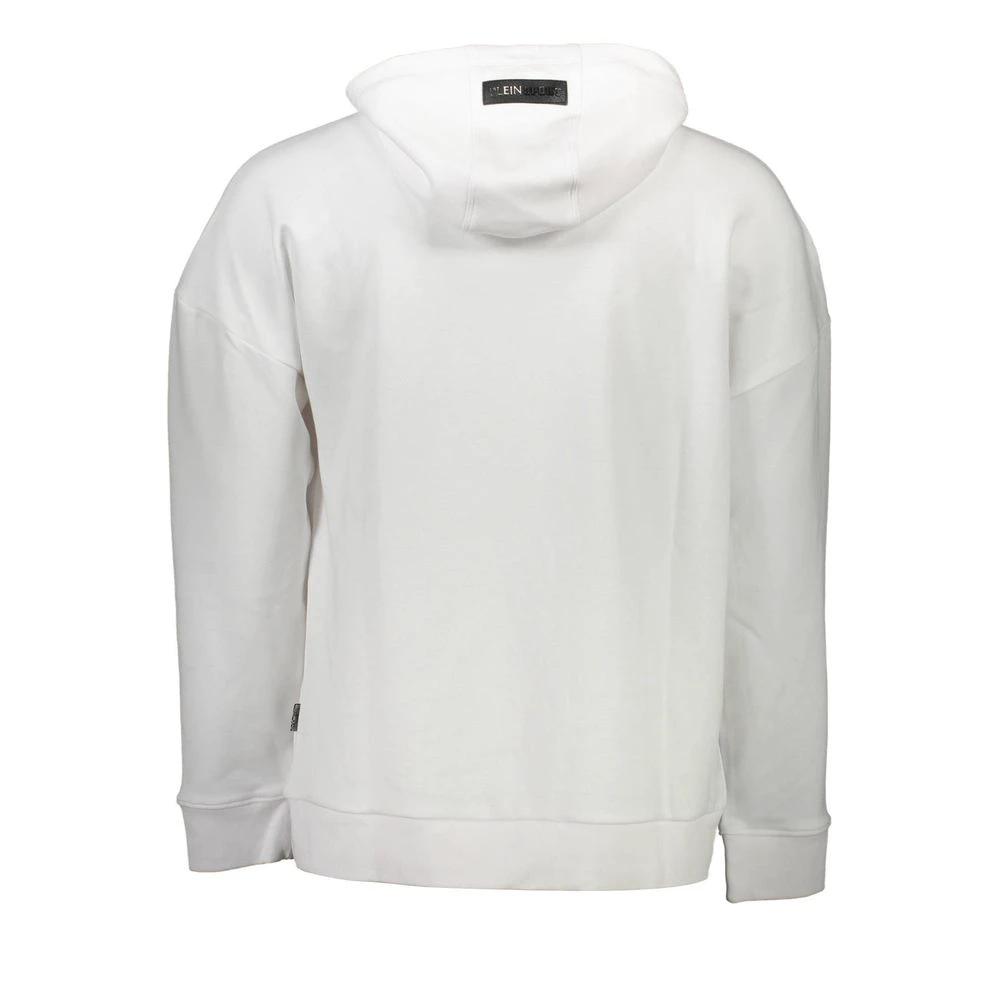 Plein Sport White Cotton Men's Sweatshirt by Plein Sport